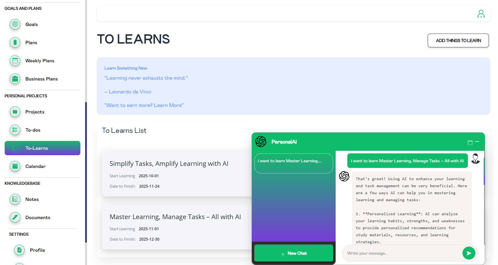 Note-taking and Task Management